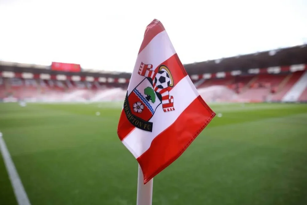 Southampton corner flag at their St Marys stadium